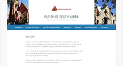 Desktop Screenshot of parishofsouthyarra.org.au